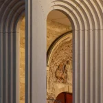 Kengo Kuma Reimagines a Gothic Cathedral Entrance in France with Sculptural Arches