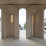 Kengo Kuma Reimagines a Gothic Cathedral Entrance in France with Sculptural Arches