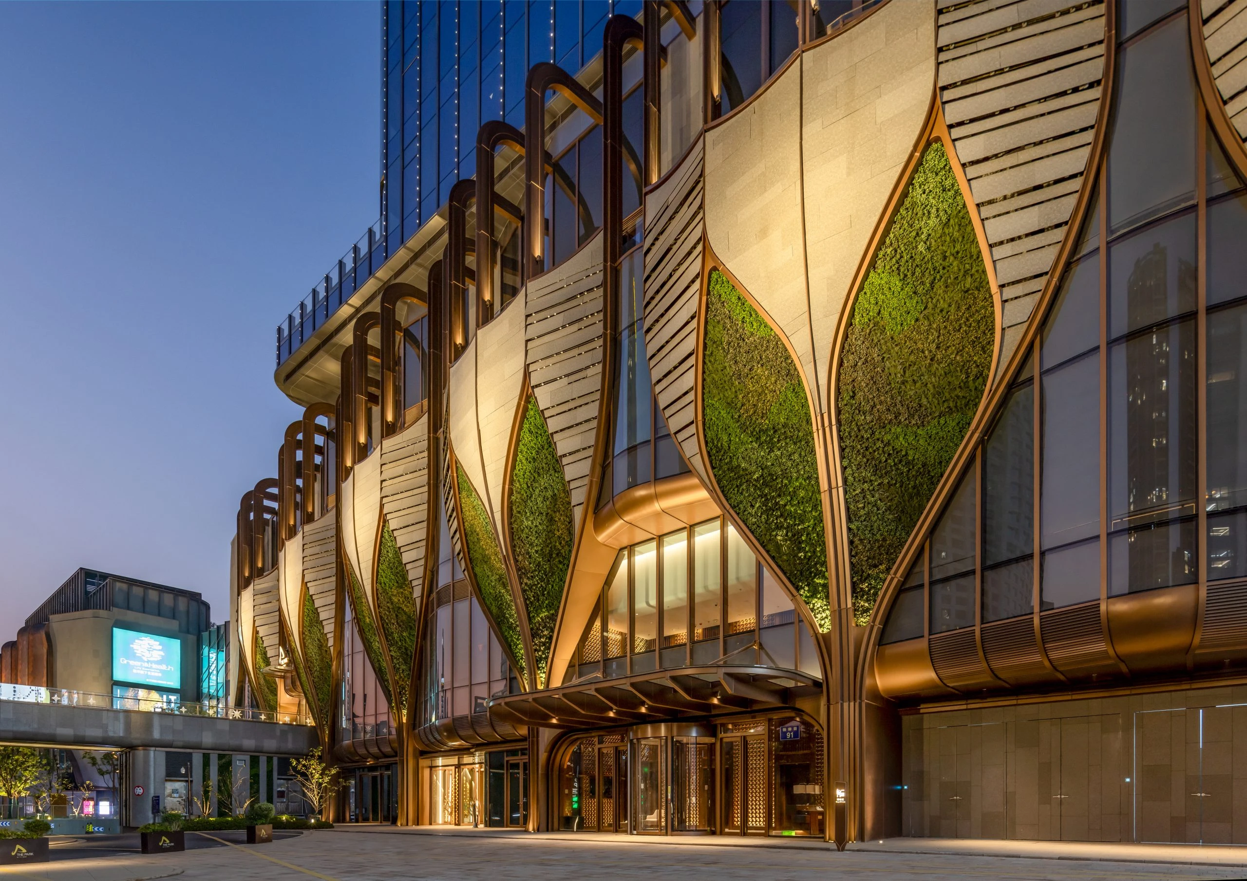 In Ningbo, THE PARK by K11 Drapes the City in Metallic Shingles 8 THE PARK by K11
