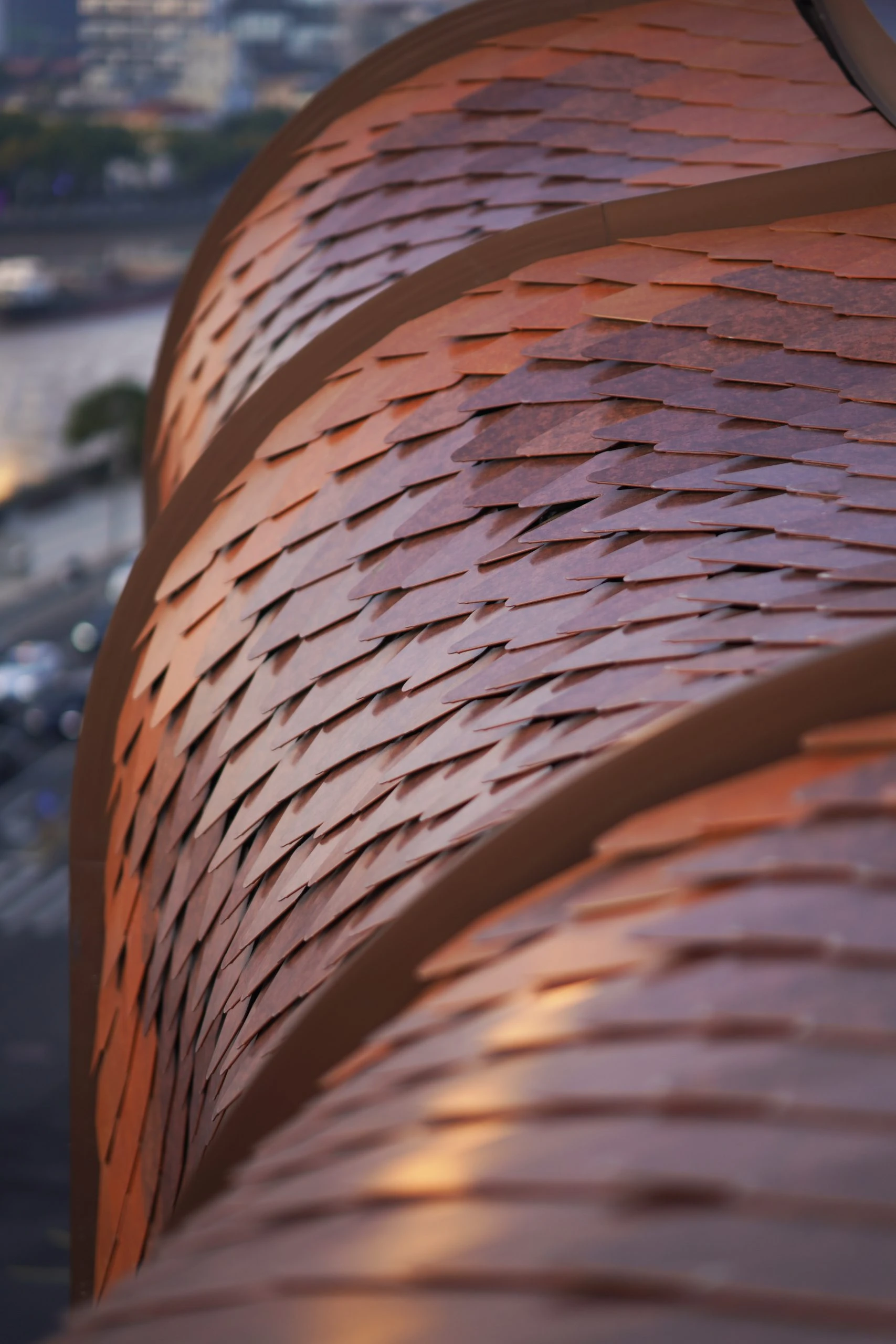 In Ningbo, THE PARK by K11 Drapes the City in Metallic Shingles 12 THE PARK by K11