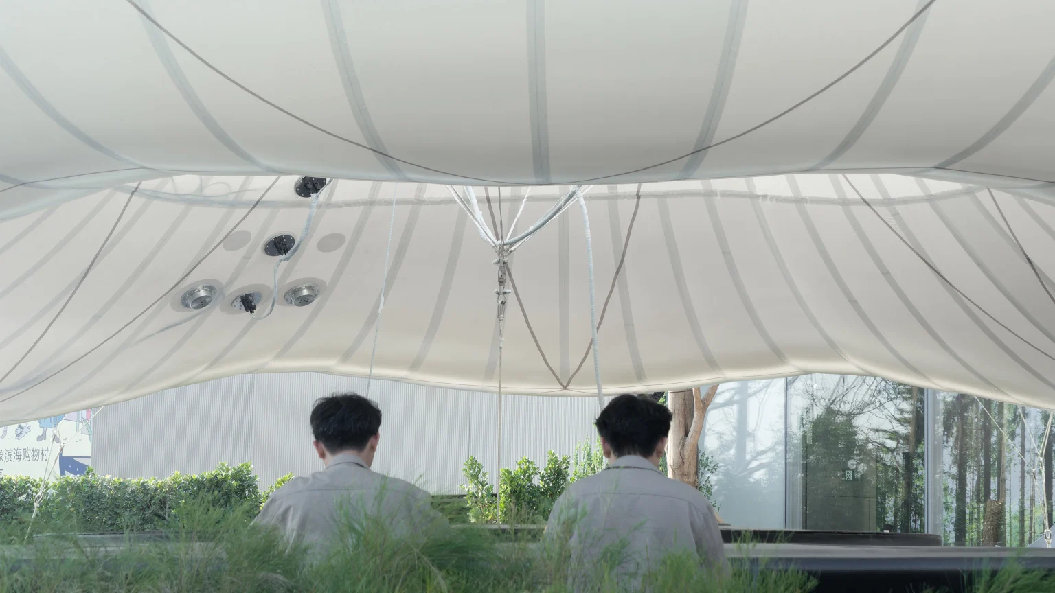 PILLS Designs Floating Cloud Installation for Dongguan MIXC VILLAGE