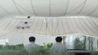 PILLS Designs Floating Cloud Installation for Dongguan MIXC VILLAGE