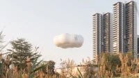 PILLS Designs Floating Cloud Installation for Dongguan MIXC VILLAGE