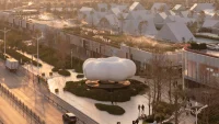 PILLS Designs Floating Cloud Installation for Dongguan MIXC VILLAGE