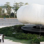 PILLS Designs Floating Cloud Installation for Dongguan MIXC VILLAGE