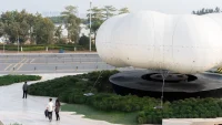 PILLS Designs Floating Cloud Installation for Dongguan MIXC VILLAGE