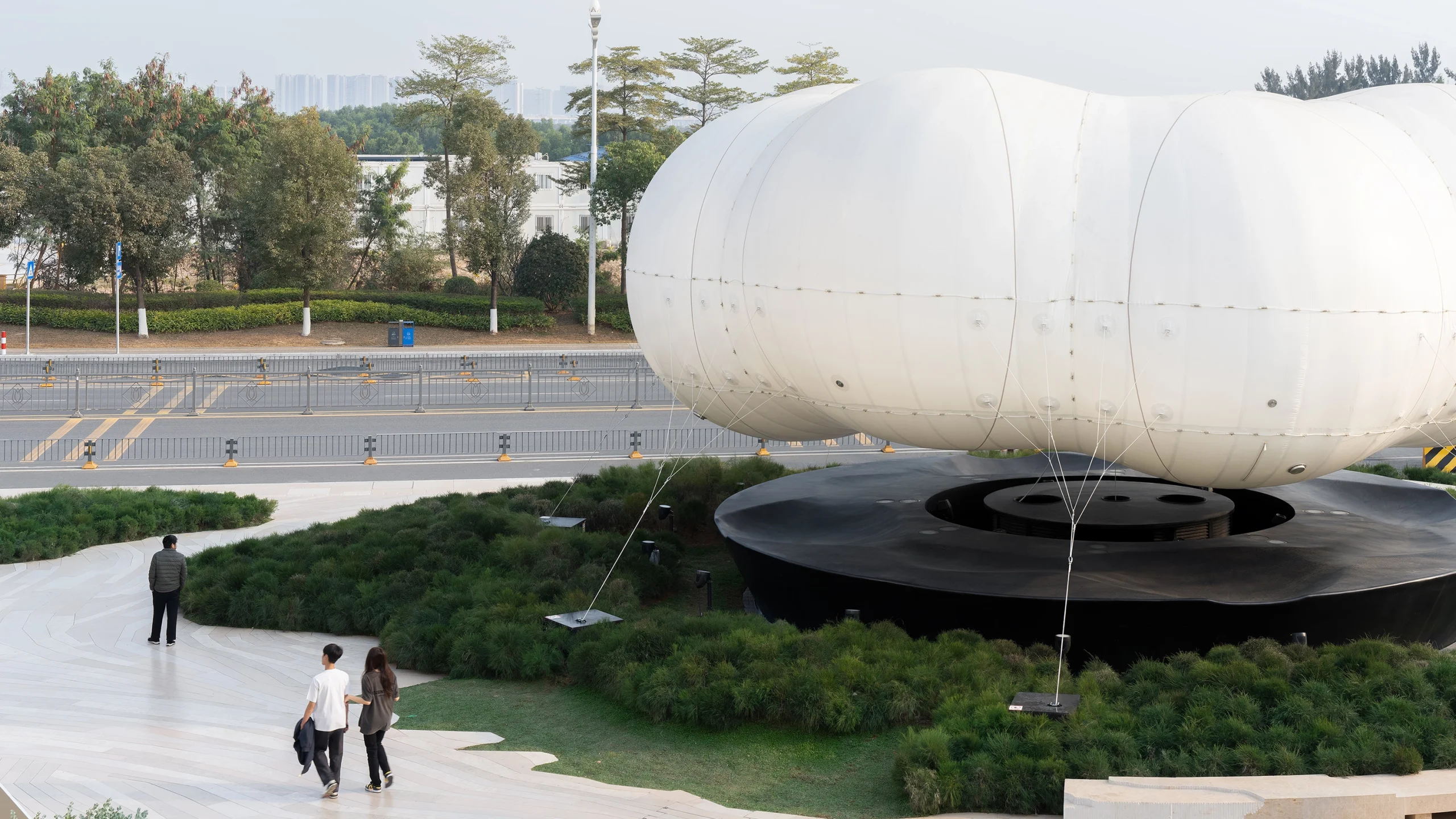 PILLS Designs Floating Cloud Installation for Dongguan MIXC VILLAGE 11 PILLS Designs Floating Cloud Installation for Dongguan MIXC VILLAGE