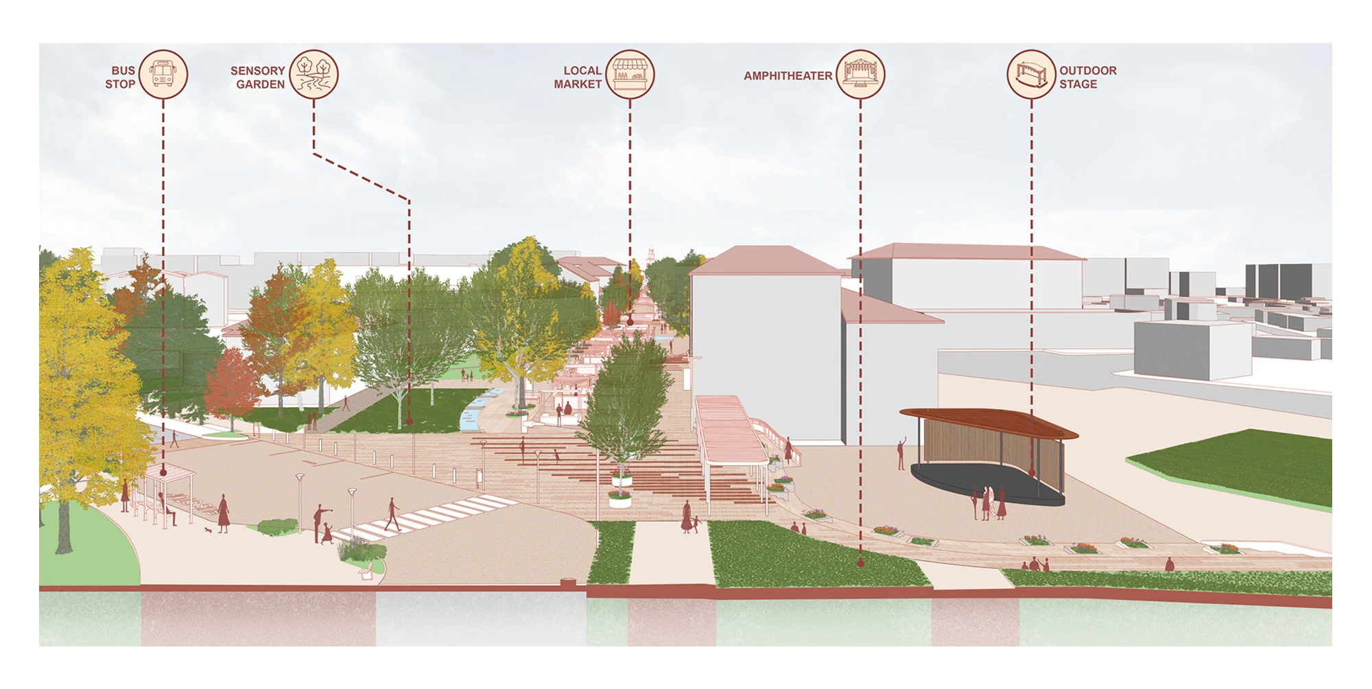 Elin Pelin Town Centre Renewal by Squareone Atelier Reimagines the Civic Centre as a Landscape of Public Life 8 Elin Pelin Town Centre Renewal by Squareone Atelier Reimagines the Civic Centre as a Landscape of Public Life