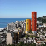 Sky-K by SelgasCano Brings Colorful Twin Towers to Albania