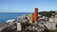 Sky-K by SelgasCano Brings Colorful Twin Towers to Albania