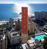 Sky-K by SelgasCano Brings Colorful Twin Towers to Albania