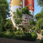 Sky-K by SelgasCano Brings Colorful Twin Towers to Albania