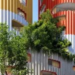 Sky-K by SelgasCano Brings Colorful Twin Towers to Albania