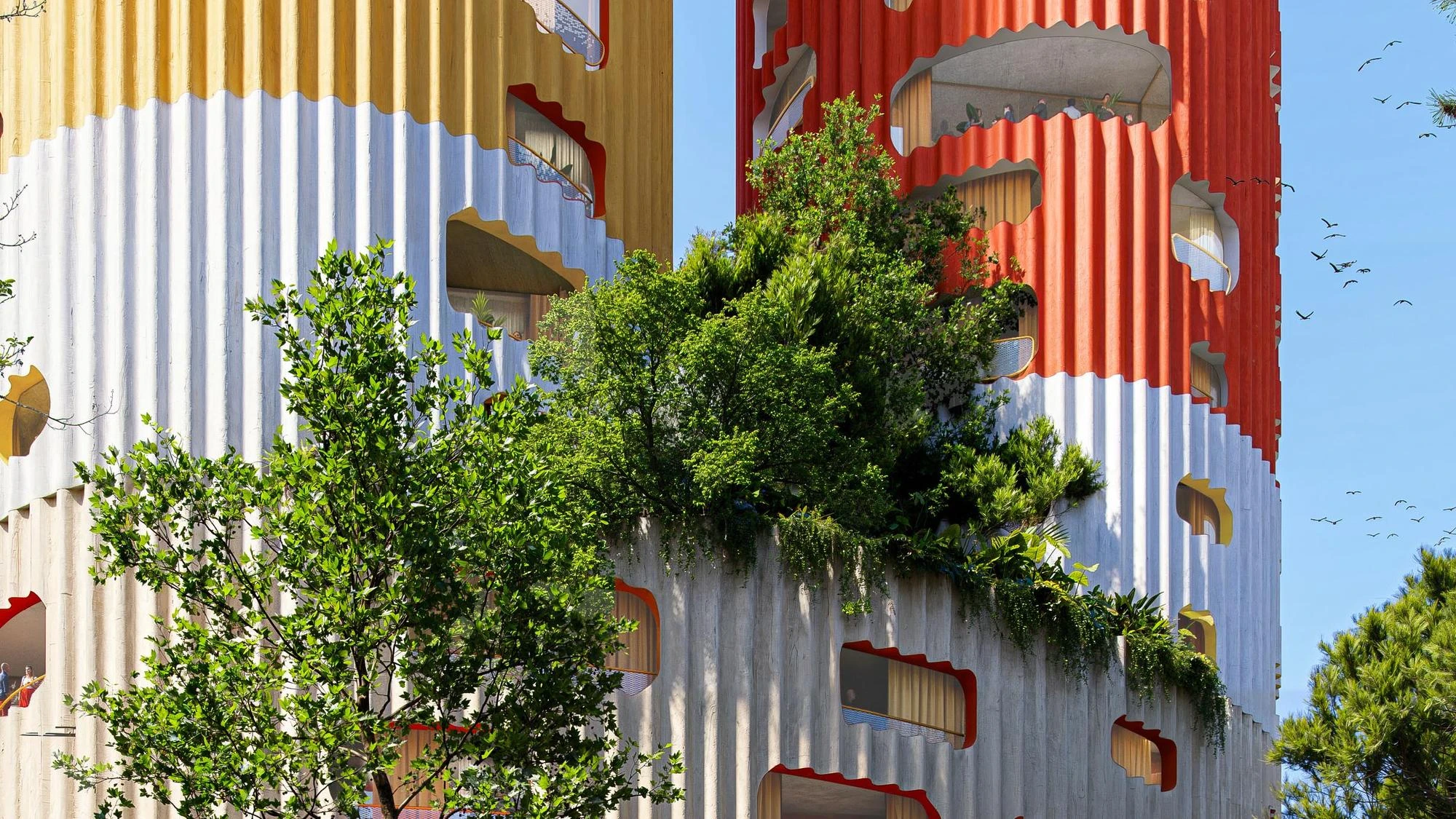 Sky-K by SelgasCano Brings Colorful Twin Towers to Albania 7 Sky-K by SelgasCano Brings Colorful Twin Towers to Albania