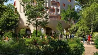 Sky-K by SelgasCano Brings Colorful Twin Towers to Albania