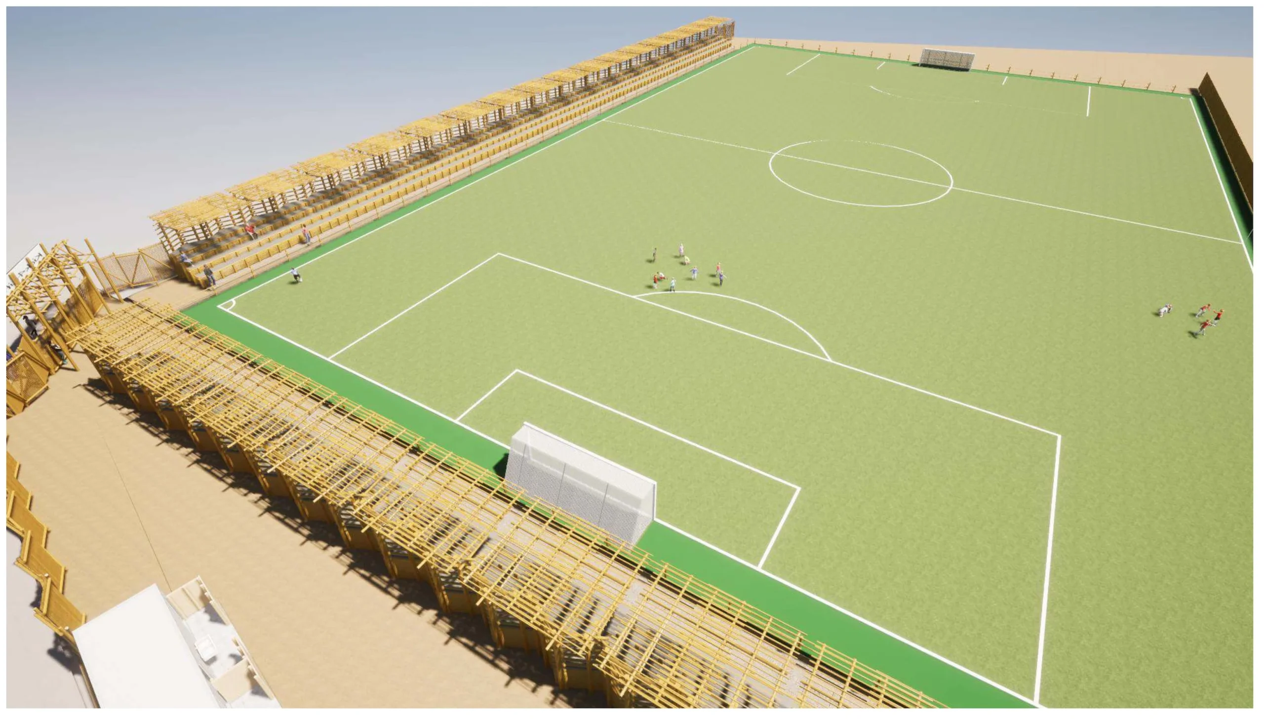 Africa’s First FSC-Certified Timber Stadium Opens in Lesotho