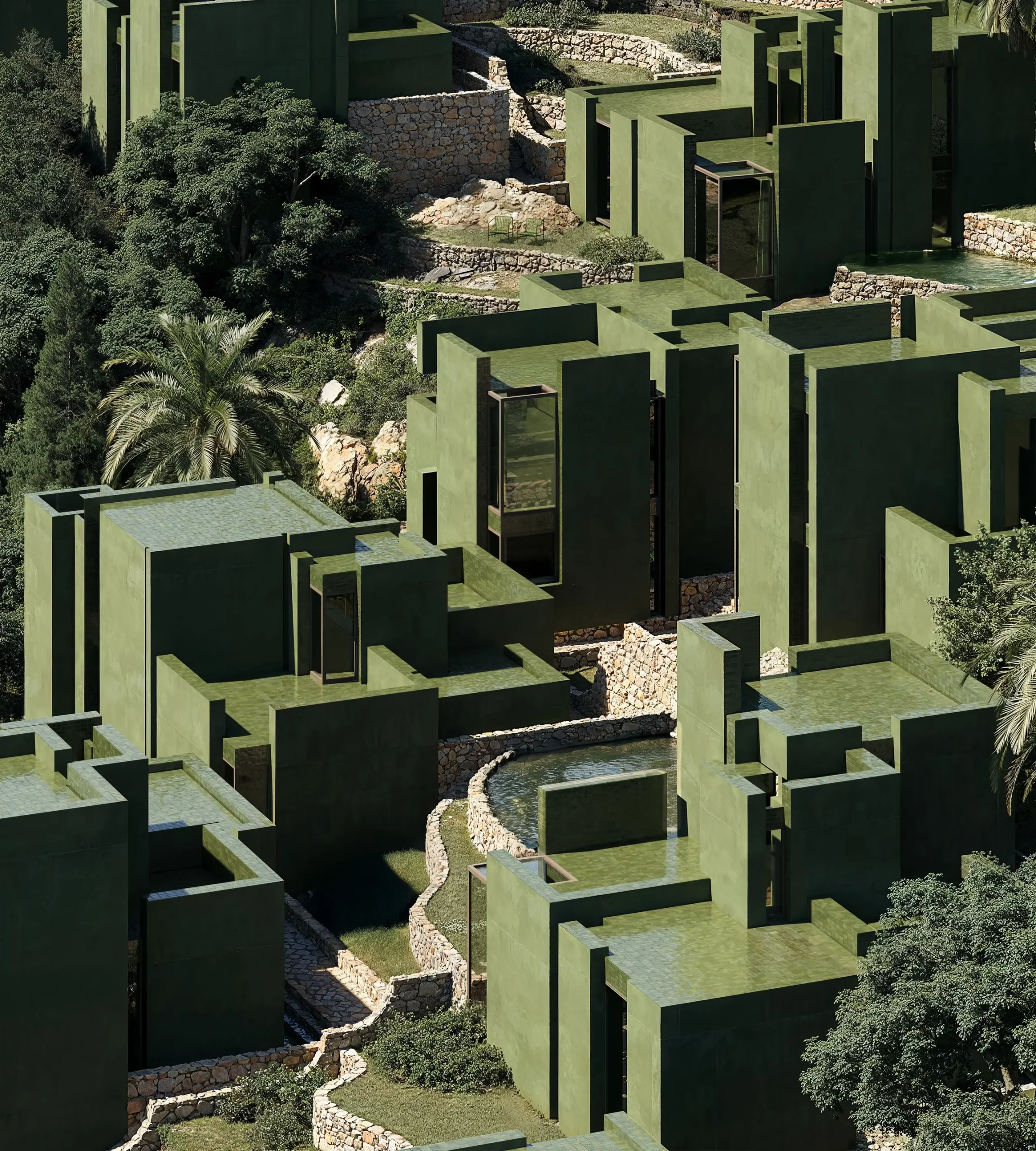 The Veil in Albania is a Layered Intervention Across a Forested Coast 6 The Veil in Albania by Bofill Taller de Arquitectura