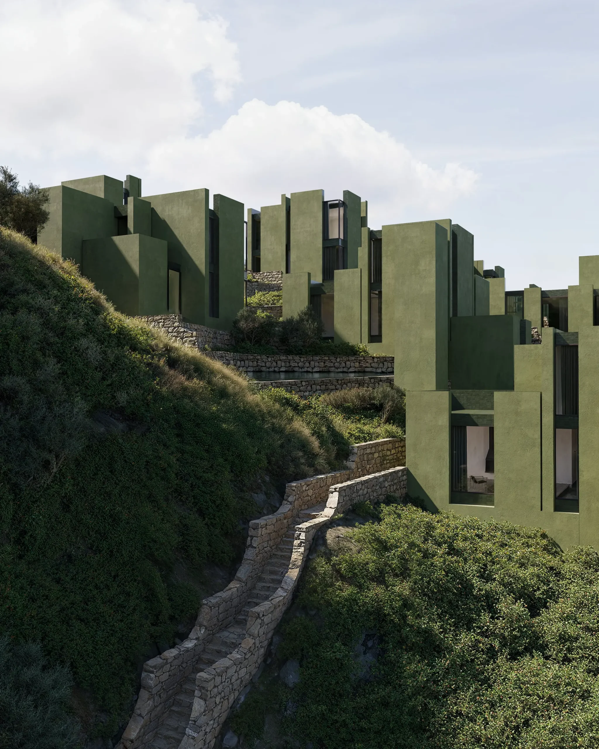The Veil in Albania is a Layered Intervention Across a Forested Coast 10 The Veil in Albania by Bofill Taller de Arquitectura