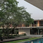 Twin Banyan Trees Define Anonym’s Baan Saikhoo Residence in Thailand