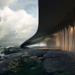 The Whale by Dorte Mandrup in Andenes, is a Coastal Landmark Emerging from the Arctic Sea