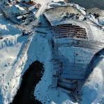 The Whale by Dorte Mandrup in Andenes, is a Coastal Landmark Emerging from the Arctic Sea
