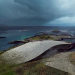 The Whale by Dorte Mandrup in Andenes, is a Coastal Landmark Emerging from the Arctic Sea