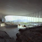 The Whale by Dorte Mandrup in Andenes, is a Coastal Landmark Emerging from the Arctic Sea