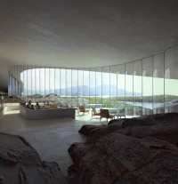 The Whale by Dorte Mandrup in Andenes, is a Coastal Landmark Emerging from the Arctic Sea