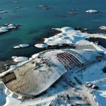 The Whale by Dorte Mandrup in Andenes, is a Coastal Landmark Emerging from the Arctic Sea