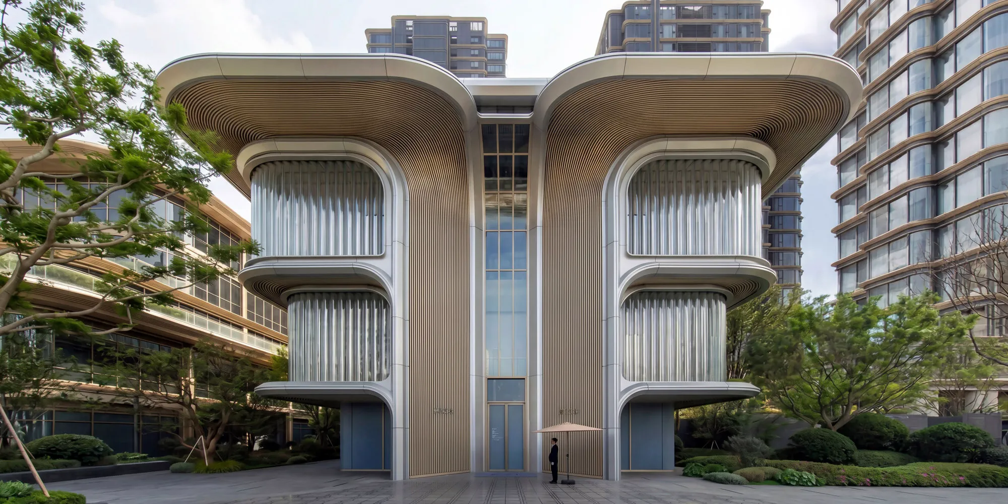 Foster + Partners Crafts Petal-Shaped Art Destination in Shanghai