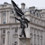 Banksy’s Sculpture at Waterloo Place,