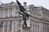 Banksy’s Sculpture at Waterloo Place,