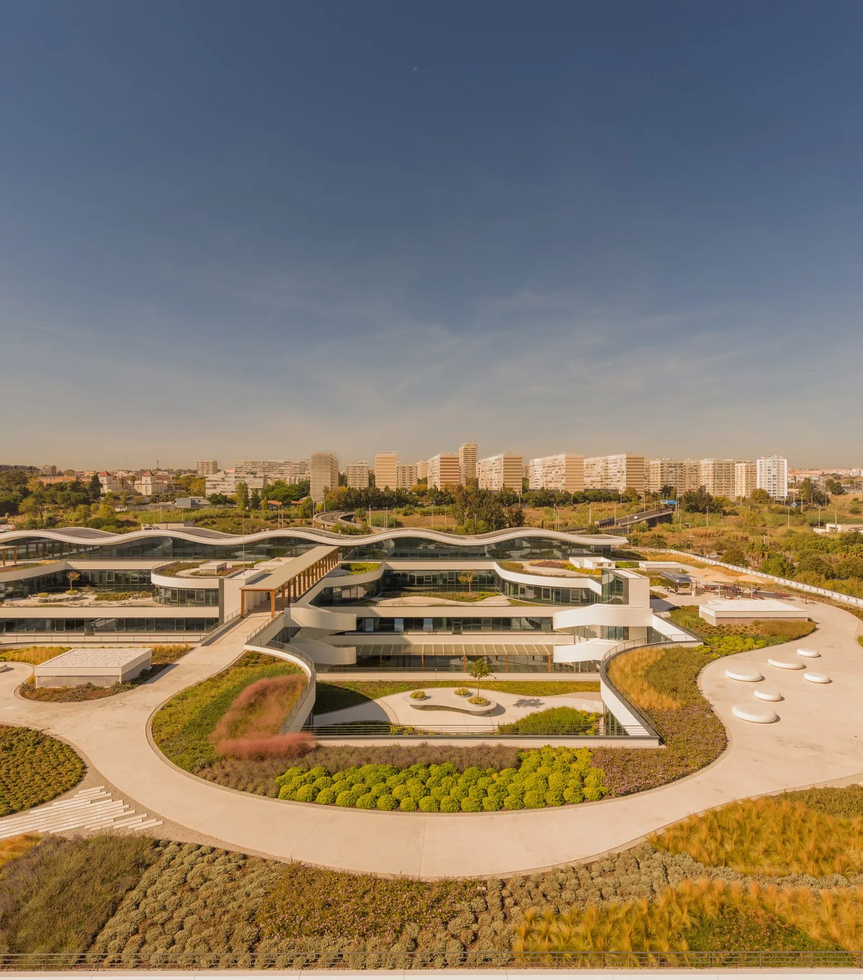 KPF & Saraiva+Associados Revive Lisbon's Abandoned Mall as the Future-Ready Oriente Green Campus