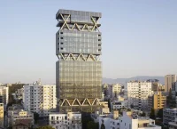 Eraclis Papachristou Architects Designs The Labs Tower with Exposed Structural Layers