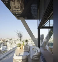 Eraclis Papachristou Architects Designs The Labs Tower with Exposed Structural Layers