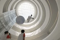 Hainan Science Museum in Haikou Creates a Floating Spiral World of Science and Nature