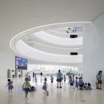 Hainan Science Museum in Haikou Creates a Floating Spiral World of Science and Nature