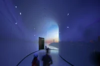 Hainan Science Museum in Haikou Creates a Floating Spiral World of Science and Nature