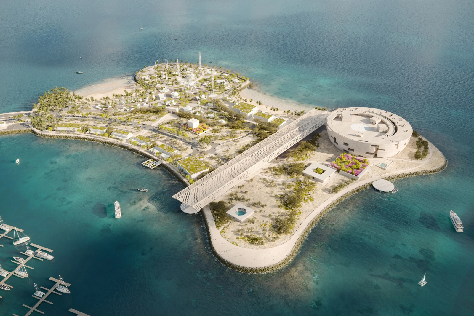 Herzog & de Meuron's Al Maha Island