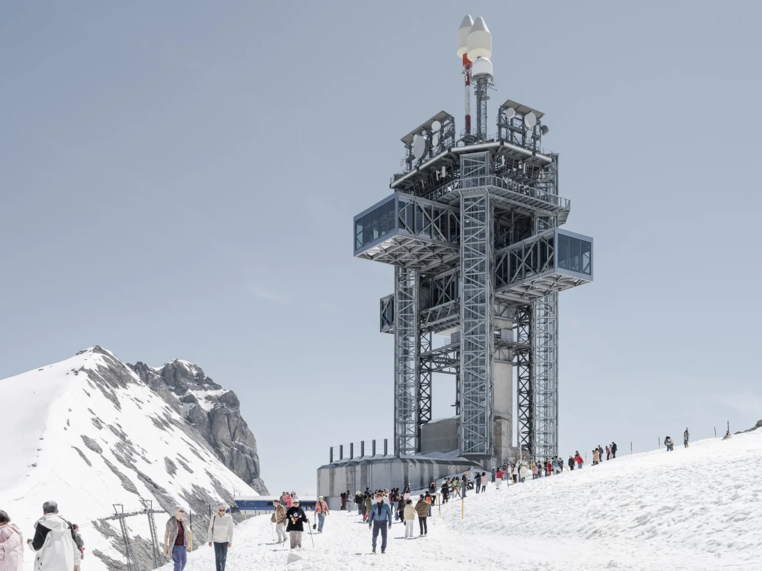Herzog & de Meuron Turns Titlis Tower into a Sculptural Alpine Icon