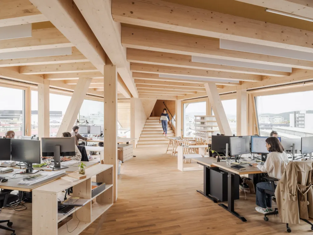 Herzog & de Meuron’s New Basel Office Reinterprets Industrial Heritage Through a Material-Focused Design 8 Herzog & de Meuron’s New Office Is a Material-Focused Building Inspired by Industrial Heritage