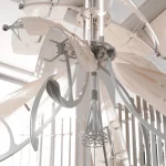 Arc of the Wind: topoloy’s Kinetic Installation Animates gaga’s Beijing Flagship Store