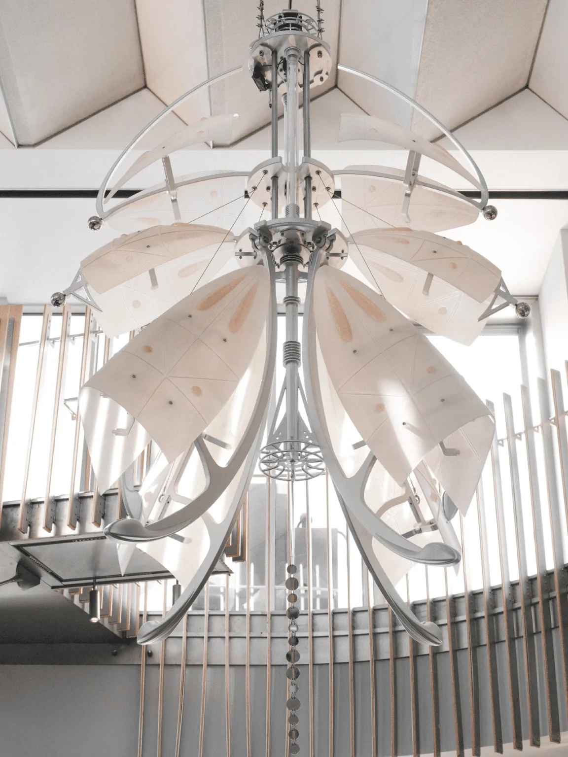 Arc of the Wind: topoloy’s Kinetic Installation Animates gaga’s Beijing Flagship Store