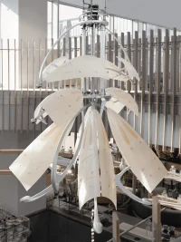 Arc of the Wind: topoloy’s Kinetic Installation Animates gaga’s Beijing Flagship Store