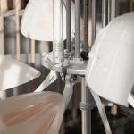Arc of the Wind: topoloy’s Kinetic Installation Animates gaga’s Beijing Flagship Store