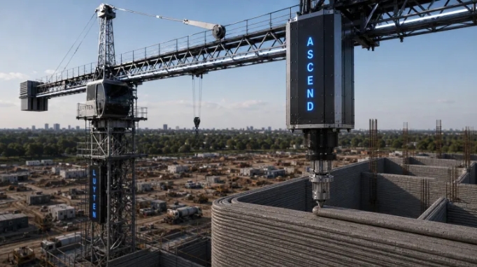 World's First 3D-Printed Tower Crane