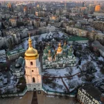 Russian Attack Hits UNESCO World Heritage Monastery, Igniting Kyiv’s Dormition Cathedral