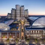 Heatherwick Studio and SPPARC Crown London’s Olympia with a 520-Panel Pleated Glass Canopy.