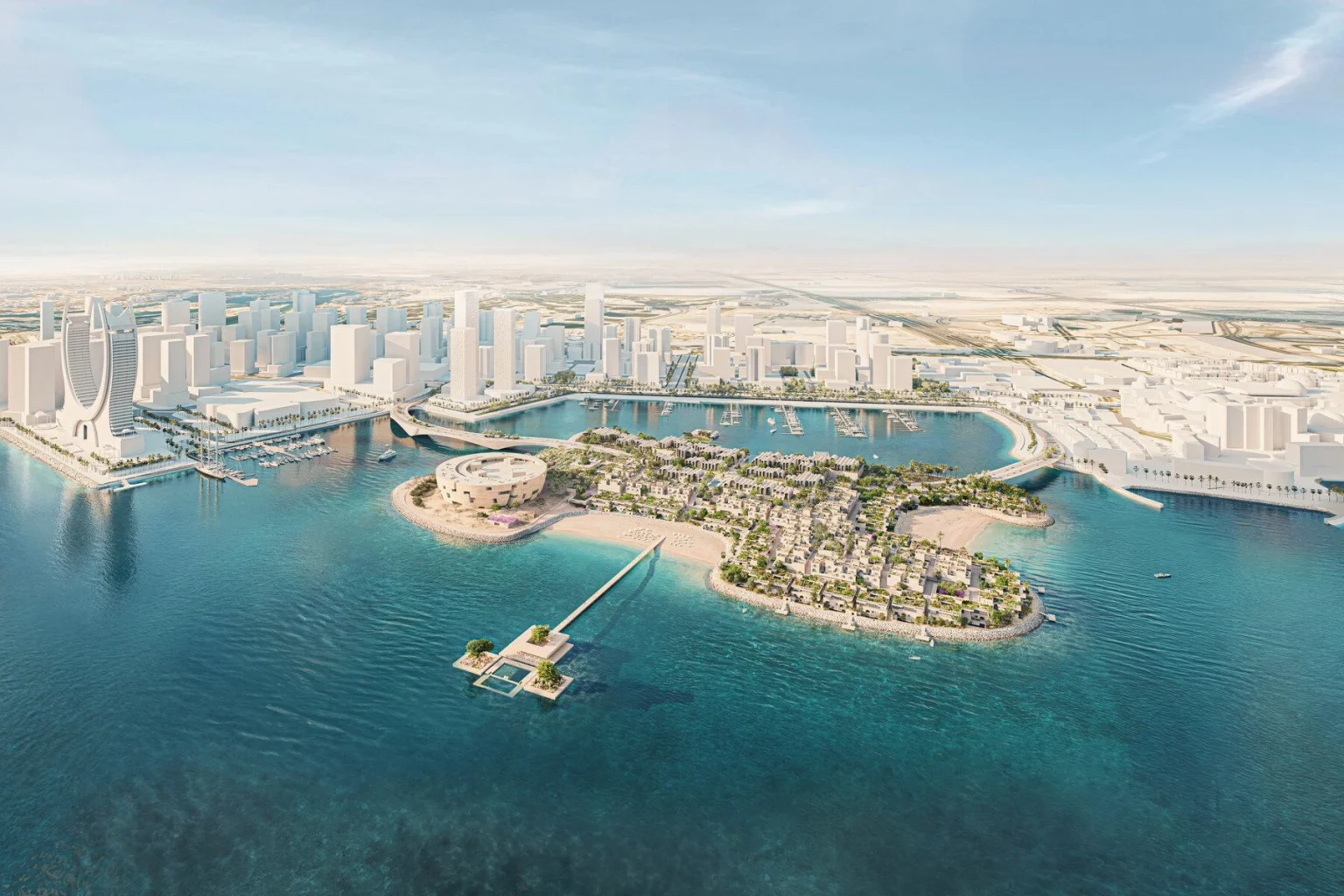 Herzog & de Meuron's Al Maha Island