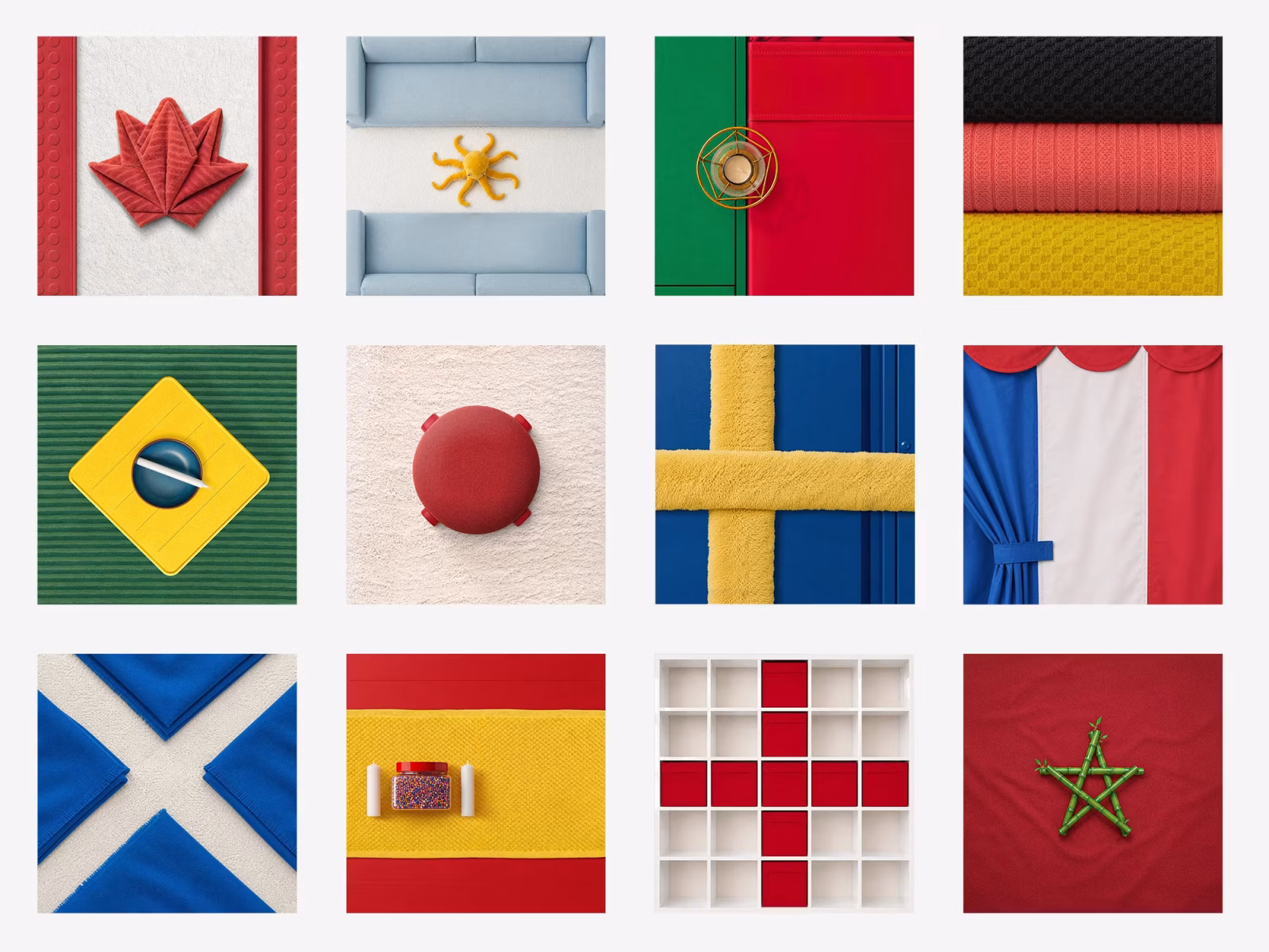 IKEA Turns Furniture into FIFA World Cup Flags